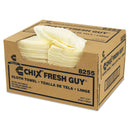Chix Fresh Guy Towels, 13 1/2 X 13 1/2, Yellow, 150/Carton - CHI8255