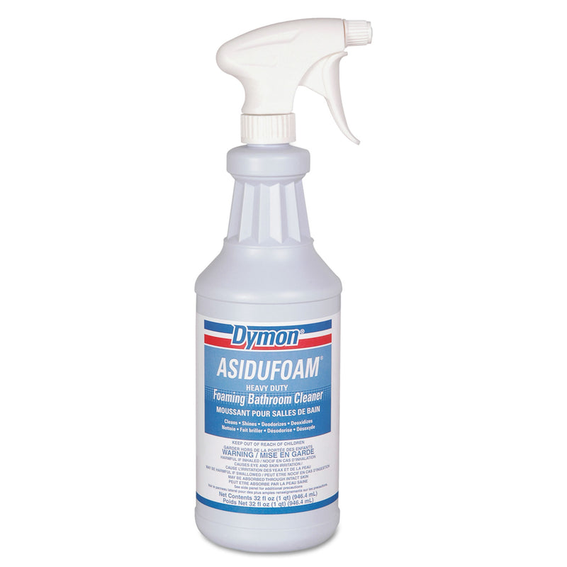 Dymon Asidufoam Heavy-Duty Bathroom Cleaner, 32Oz, Bottle, 12/Carton - ITW33732