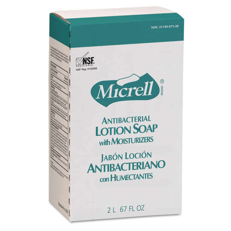Micrell Antibacterial Lotion Soap, Amber, Nxt 2000 Ml Refill, 4/Carton - GOJ225704
