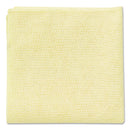 Rubbermaid Microfiber Cleaning Cloths, 16 X 16, Yellow, 24/Pack - RCP1820584