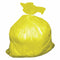 Tough Guy Trash Bag, 55 gal., LLDPE, Cored Roll, Yellow, PK 75 - 52WX92