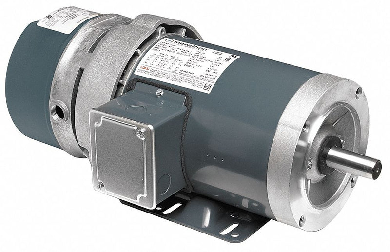 Marathon Motors 1 1/2 HP Brake Motor,3-Phase,1755 Nameplate RPM,230/460 Voltage,Frame 145TC - 145TTFR16360