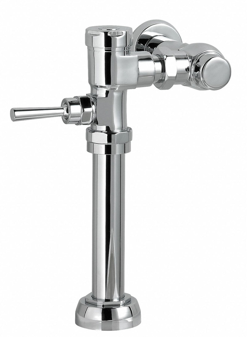 American Standard Exposed, Top Spud, Manual Flush Valve, For Use With Category Toilets, 1.28 Gallons per Flush - 6047122.002