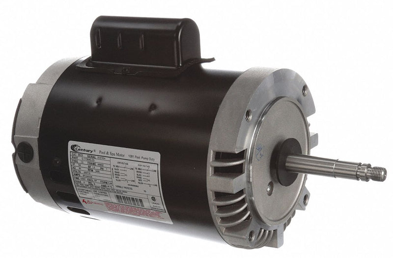 Century 3/4 HP Pool and Spa Pump Motor, Capacitor-Start, 115/230V, 56CZ Frame - B625