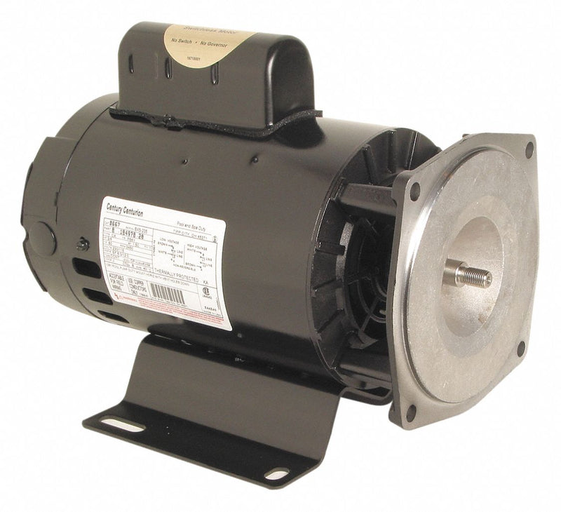 Century 3/4 HP Pool and Spa Pump Motor, Permanent Split Capacitor, 115/230V, 56Y Frame - B667