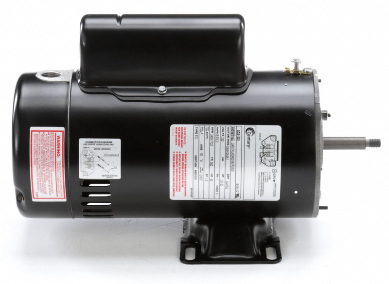 Century 1/4, 2 HP Pool and Spa Pump Motor, Capacitor-Start, 230V, 56Z Frame - SDS1202