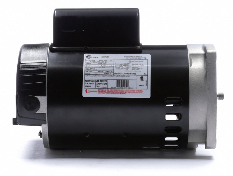 Century 1-1/2 HP Pool and Spa Pump Motor, Permanent Split Capacitor, 115/230V, 56Y Frame - F56AC20Z01
