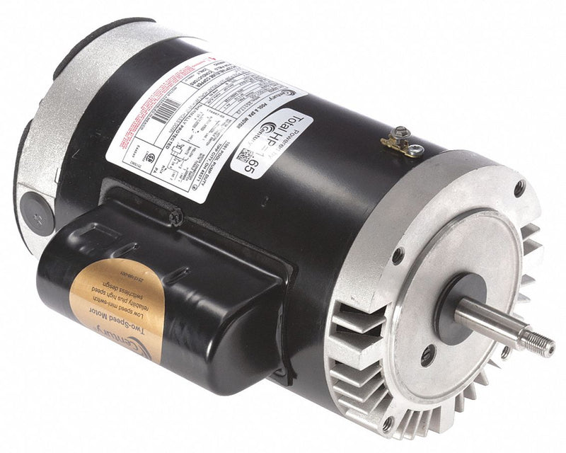 Century 1-1/2, 1/5 HP Pool and Spa Pump Motor, Permanent Split Capacitor, 115V, 56J Frame - B969