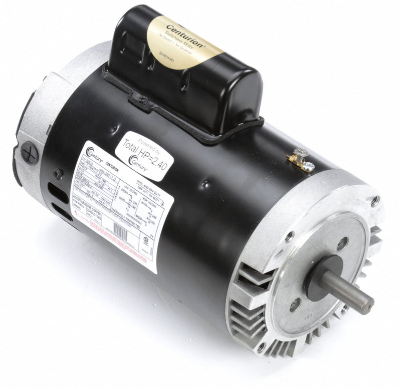 Century 2 HP Pool and Spa Pump Motor, Permanent Split Capacitor, 115/230V, 56C Frame - B835