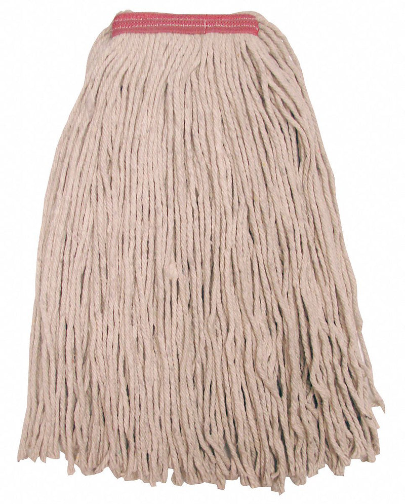 Tough Guy Quick Change, Side-Gate Cotton String Wet Mop Head, Natural - 16W207