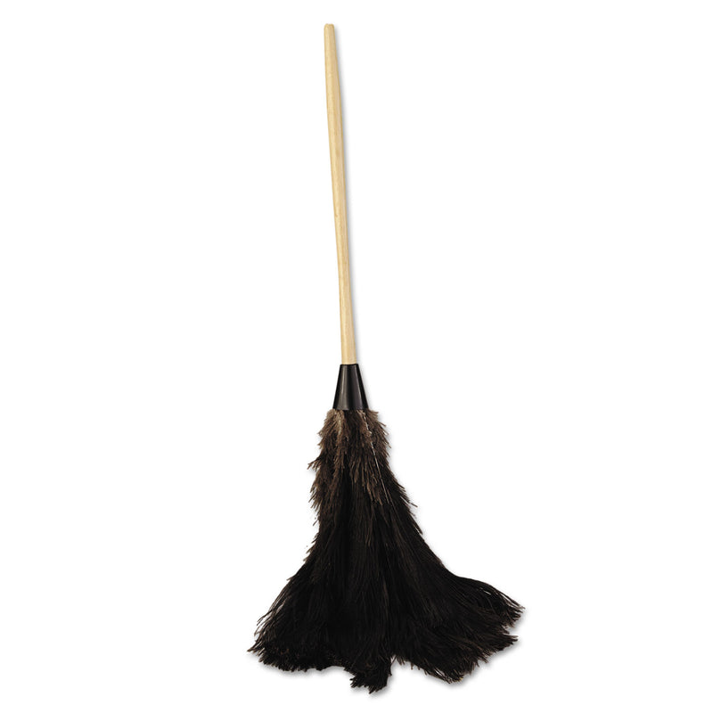Boardwalk Professional Ostrich Feather Duster, 16" Handle - BWK28BK