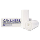 Inteplast High-Density Commercial Can Liners Value Pack, 55 Gal, 13 Microns, 36" X 58", Clear, 200/Carton - IBSVALH3660N12