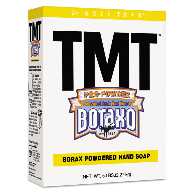 Boraxo Tmt Powdered Hand Soap, Unscented Powder, 5Lb Box, 10/Carton - DIA02561CT