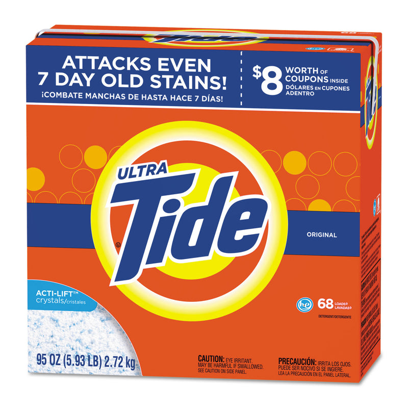 Tide He Laundry Detergent, Original Scent, Powder, 95 Oz Box, 3/Carton - PGC84997