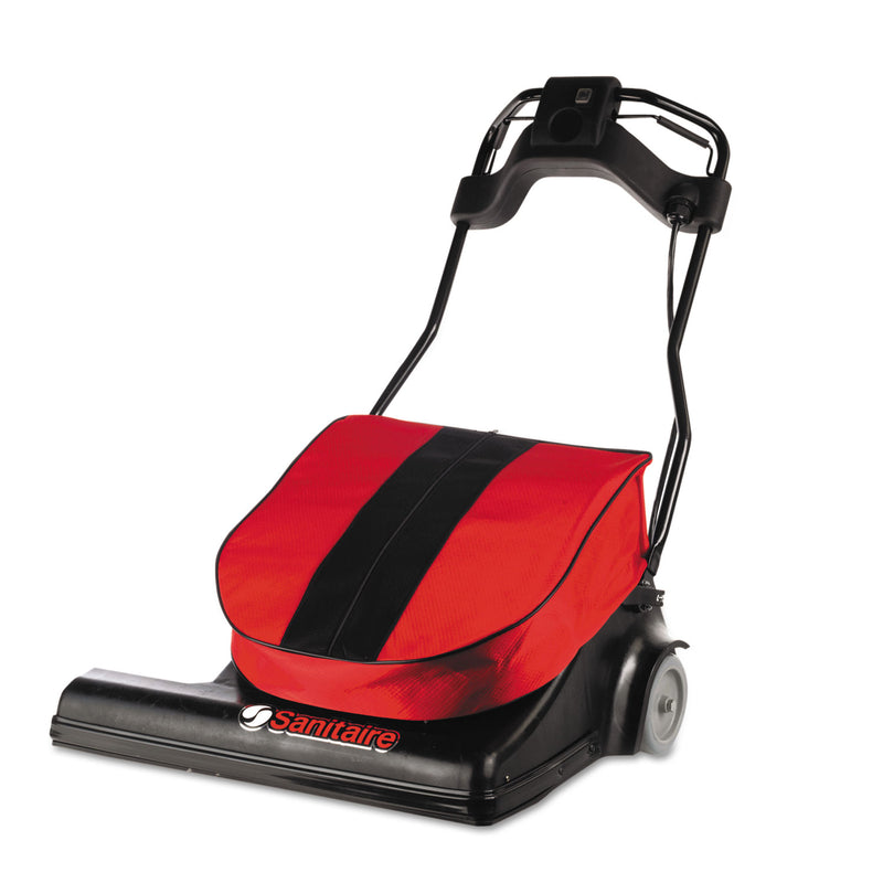Sanitaire Span Wide Area Vacuum, 28" Cleaning Path, 74 Lbs, Red - EURSC6093