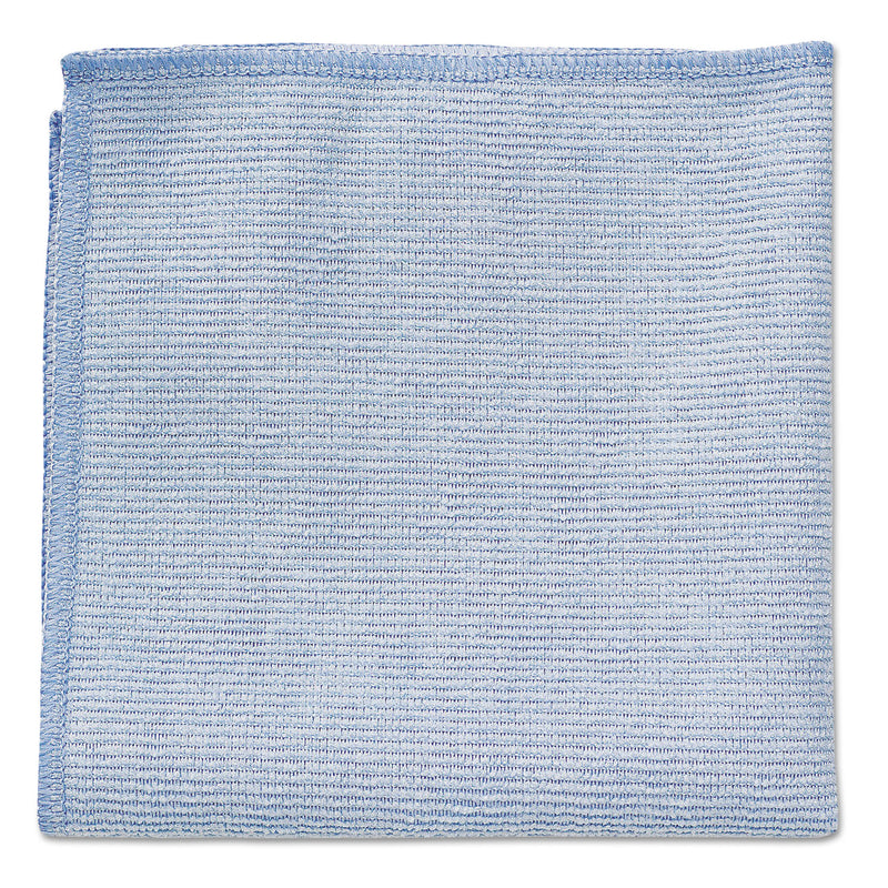 Rubbermaid Microfiber Cleaning Cloths, 12 X 12, Blue, 24/Pack - RCP1820579