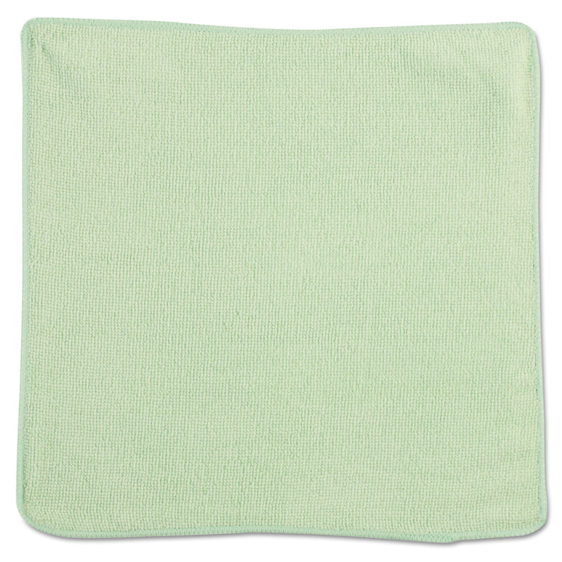 Rubbermaid Microfiber Cleaning Cloths, 12 X 12, Green, 24/Pack - RCP1820578