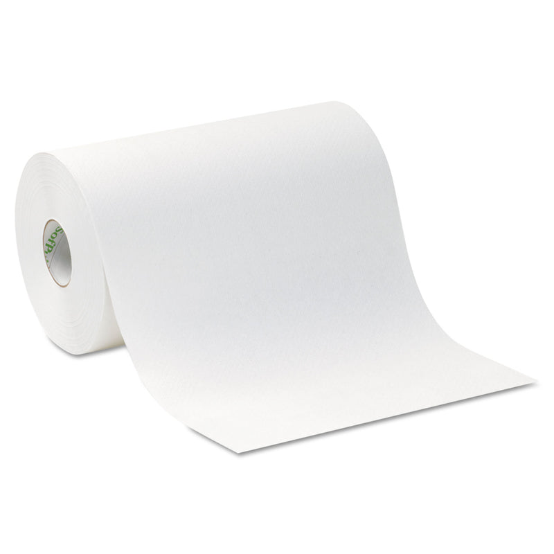 Georgia-Pacific Hardwound Paper Towel Roll, Nonperforated, 9 X 400Ft, White, 6 Rolls/Carton - GPC26610