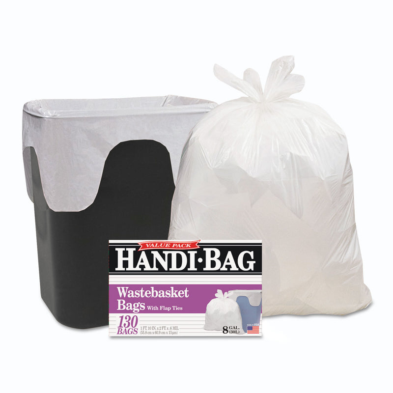 Handi-Bag Super Value Pack, 8 Gal, 0.6 Mil, 22