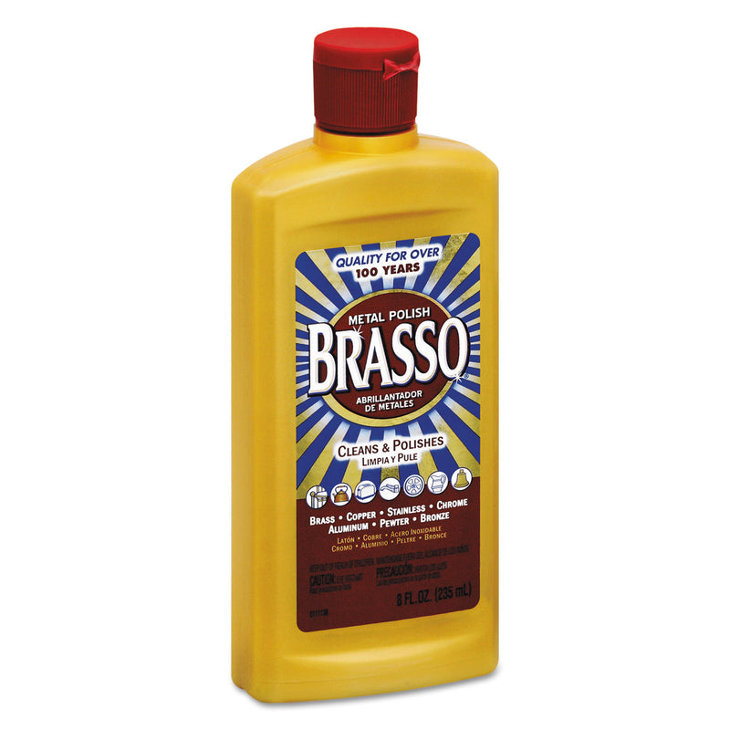 Brasso Metal Surface Polish, 8 Oz Bottle - RAC89334