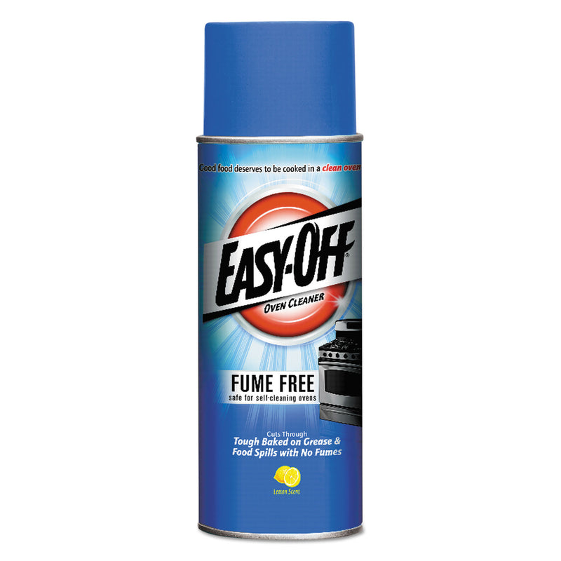 EASY-OFF Fume-Free Oven Cleaner, 14.5 Oz, Aerosol Can, Lemon Scent, 12/Carton - RAC87977CT