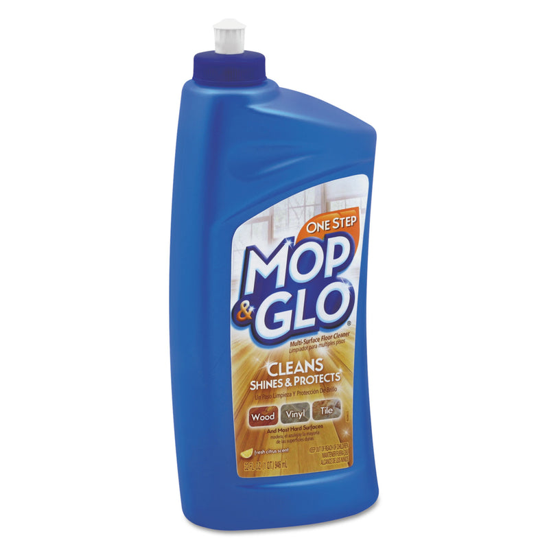 Mop & Glo Triple Action Floor Cleaner, Fresh Citrus Scent, 32 Oz Bottle - RAC89333CT