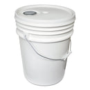Impact Utility Bucket W/Lid, Polyethylene, 5Gal, White - IMP5515
