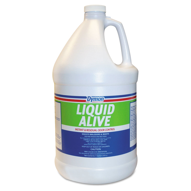 Dymon Liquid Alive Odor Digester, 1 Gal Bottle, 4/Carton - ITW33601