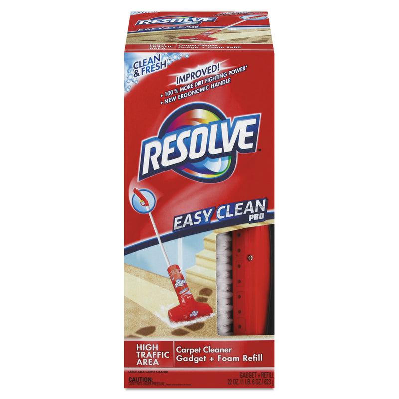 RESOLVE Easy Clean Carpet Cleaning System W/Brush, Foam, 22 Oz - RAC82844