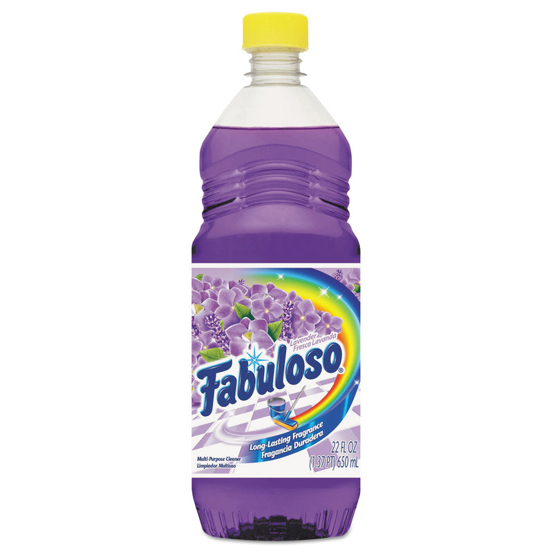 Fabuloso All-Purpose Cleaner, Lavender Scent, 22 Oz Bottle, 12/Carton - CPC53063CT