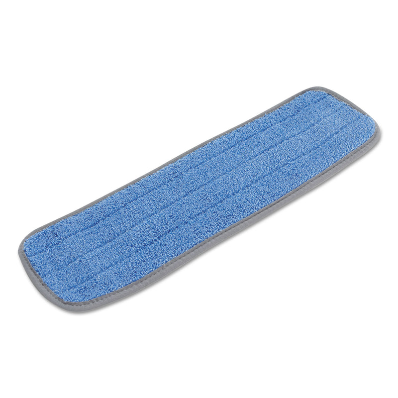 Boardwalk Microfiber Mop Head, Blue, 18 X 5, Split Microfiber, Hook ...