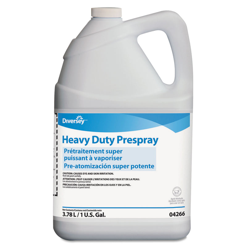 Diversey Carpet Cleanser Heavy-Duty Prespray, 1Gal Bottle, Fruity Scent, 4/Carton - DVO904266