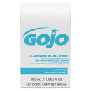 GOJO Lather & Klean Body & Hair Shampoo Refill, Pleasantly Scented, 800 Ml, 12/Carton - GOJ912612