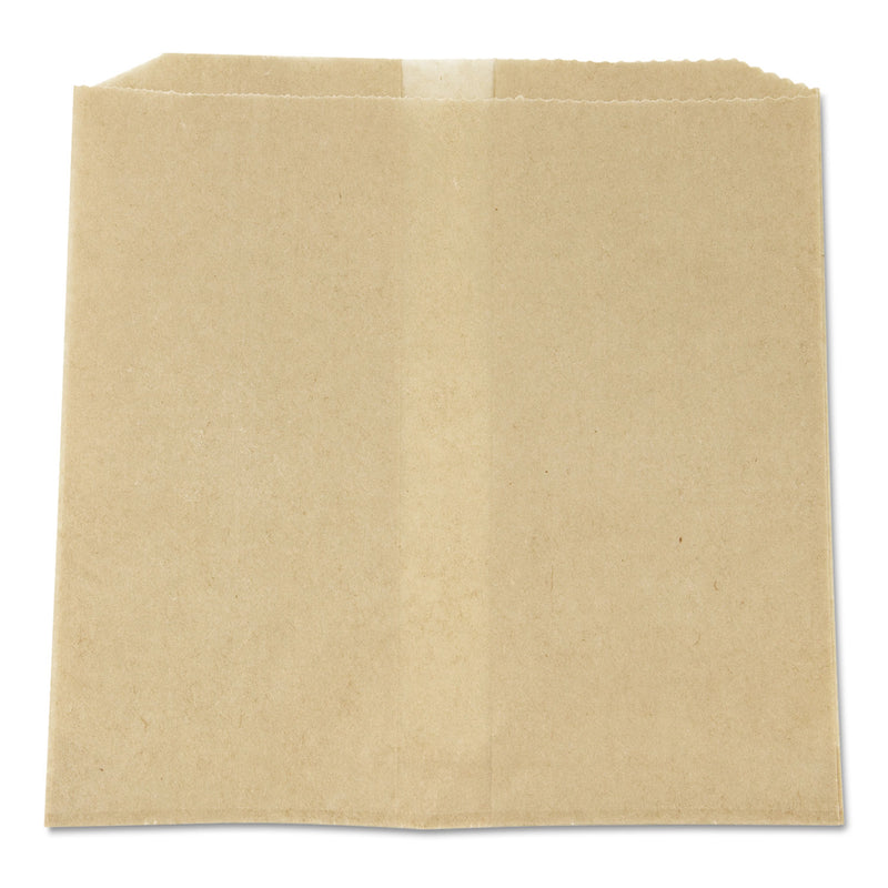 Hospeco Waxed Napkin Receptacle Liners, 8.5" X 8", Brown, 500/Carton - HOS6802W