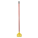 Rubbermaid Invader Fiberglass Side-Gate Wet-Mop Handle, 60", Red/Yellow - RCPH146RED