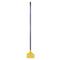 Rubbermaid Invader Fiberglass Side-Gate Wet-Mop Handle, 60", Blue/Yellow - RCPH146BLU