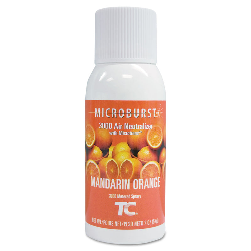 Rubbermaid Microburst 3000 Refill, Mandarin Orange, 2 Oz Aerosol, 12/Carton - RCP402408