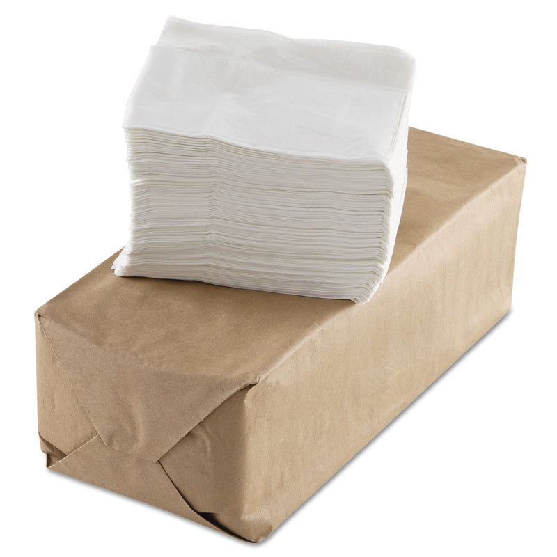 GEN Tall-Fold Napkins, 1-Ply, White, Paper, 10000/Carton - GENUS501