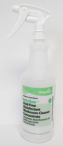 Diversey White/Clear Polyethylene Preprinted Trigger Spray Bottle, 32 oz., 12 PK - 130258
