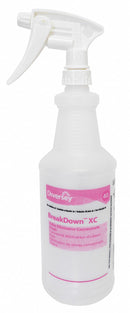 Diversey White/Clear Polyethylene Preprinted Trigger Spray Bottle, 32 oz., 12 PK - 130262