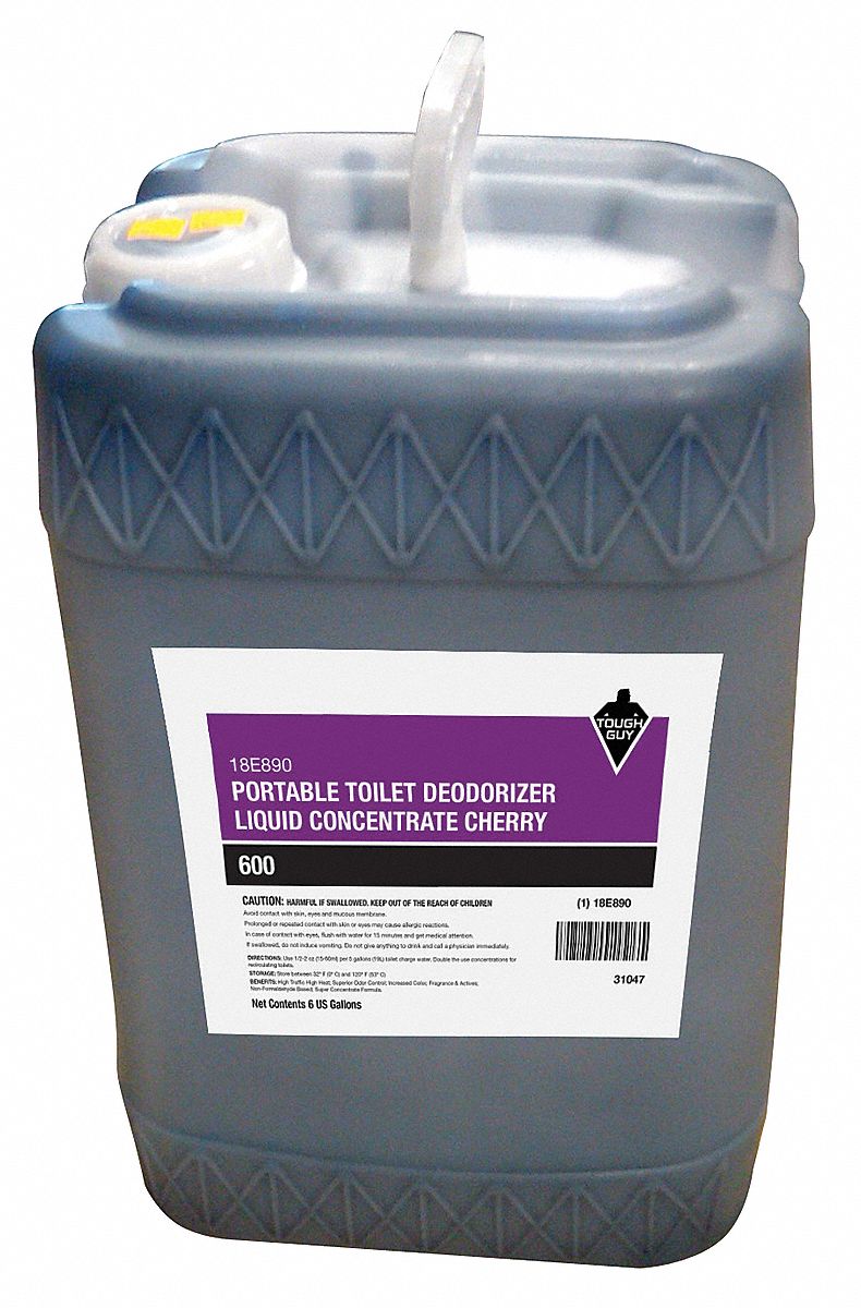Tough Guy Surface and Air Deodorants, Jug, 6 gal, Liquid, Cherry - 18E890