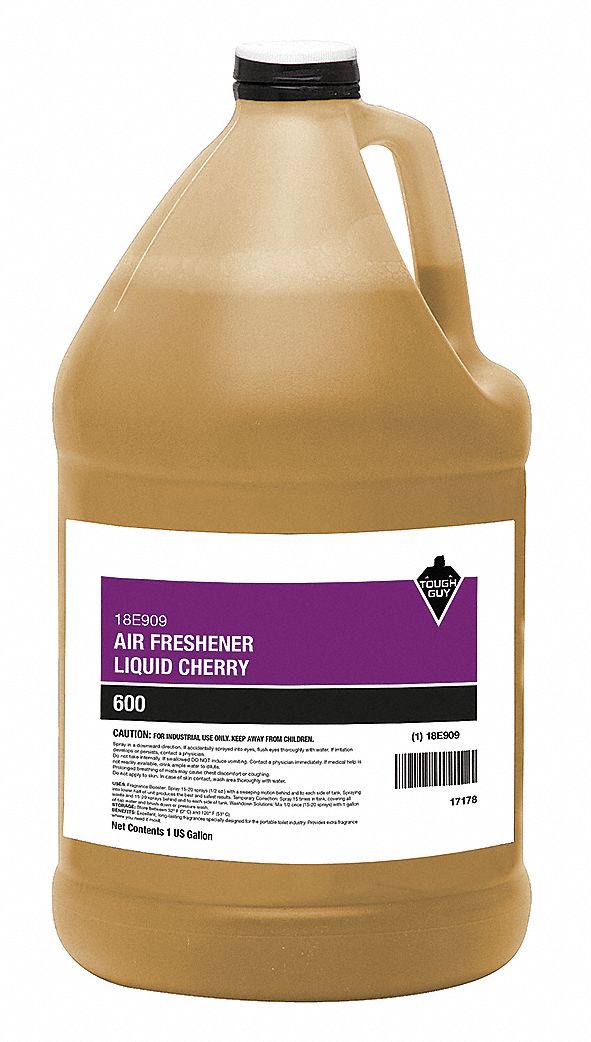 Tough Guy Surface and Air Deodorants, Jug, 1 gal, Liquid, Cherry - 18E909