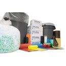 Inteplast High-Density Interleaved Commercial Can Liners, 60 Gal, 0.63 Mil, 38" X 60", Clear, 200/Carton - IBSS386016N