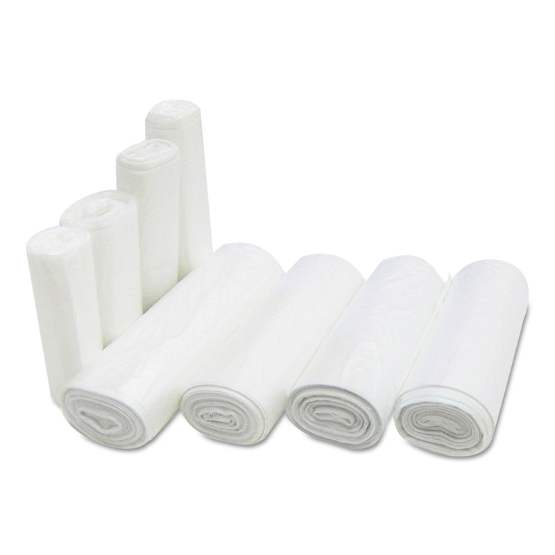 Inteplast High-Density Commercial Can Liners, 7 Gal, 6 Microns, 20" X 22", Clear, 2,000/Carton - IBSEC202206N