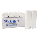 Inteplast High-Density Interleaved Commercial Can Liners, 60 Gal, 12 Microns, 38" X 60", Black, 200/Carton - IBSS386012K