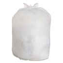 FlexSol High Density Can Liners, 60 Gal, 0.67 Mil, 38" X 60", Clear, 200/Carton - ESXHDX62CLR