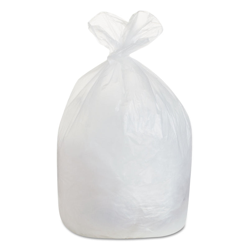 Boardwalk High-Density Can Liners, 60 Gal, 19 Microns, 38" X 58", Natural, 150/Carton - BWK385822