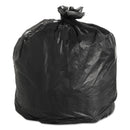 FlexSol High Density Coreless Can Liners, 33 Gal, 0.87 Mil, 33" X 40", Black, 150/Carton - ESXBRSX40BK