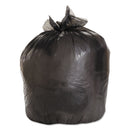 Boardwalk Low-Density Waste Can Liners, 33 Gal, 0.5 Mil, 33" X 39", Black, 200/Carton - BWK3339H