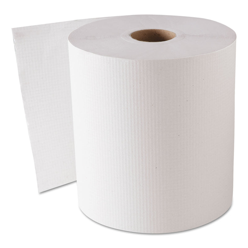 GEN Hardwound Roll Towels, White, 8" X 800 Ft, 6 Rolls/Carton - GEN1820